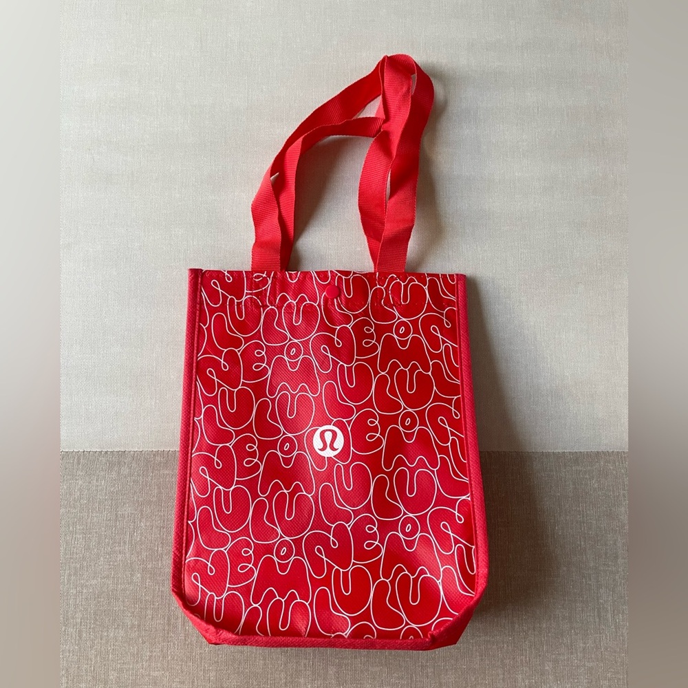 Lululemon Shopping Tote Bag Red - Small
